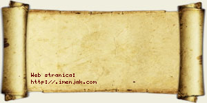 Žanka Vidaković vizit kartica